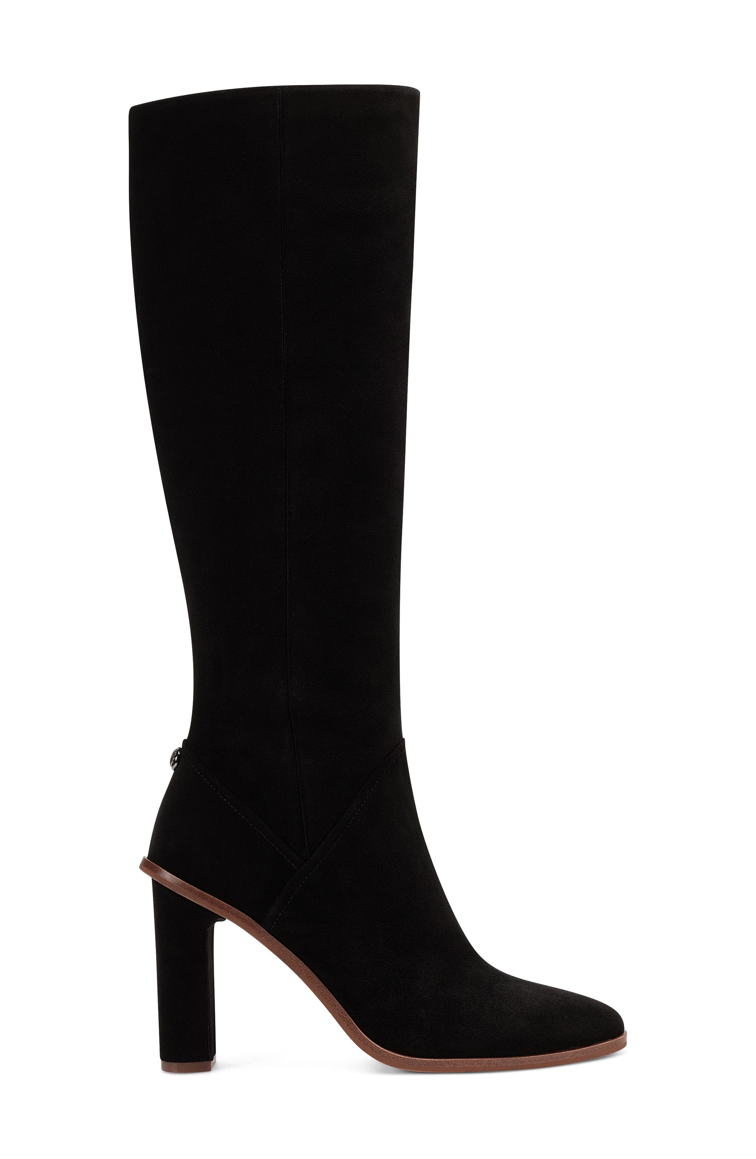 Phranzie Knee High Boot, Alternate, color, BLACK