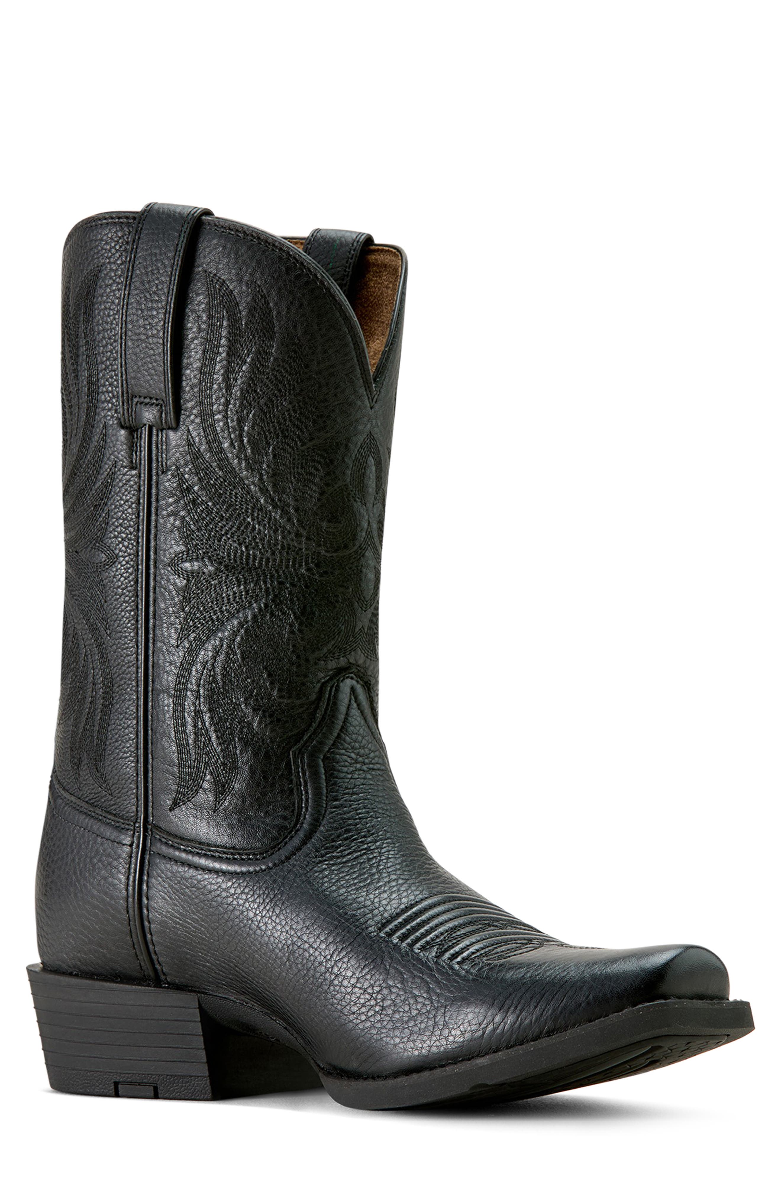 Ariat Sport Narrow Cutter Toe Cowboy Boot In Black
