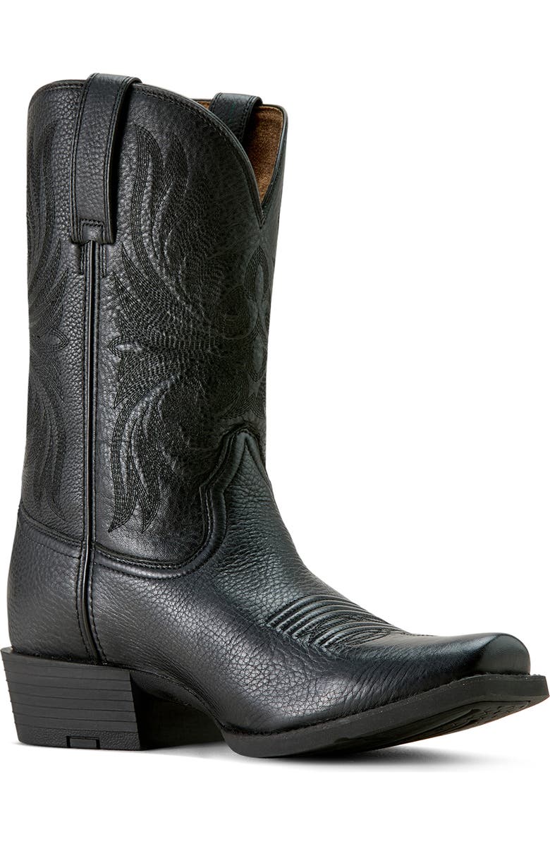Ariat Sport Narrow Cutter Toe Cowboy Boot, Main, color, Black