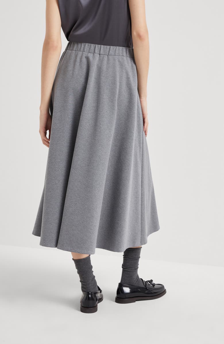 Brunello Cucinelli Circle Midi skirt, Alternate, color, 
