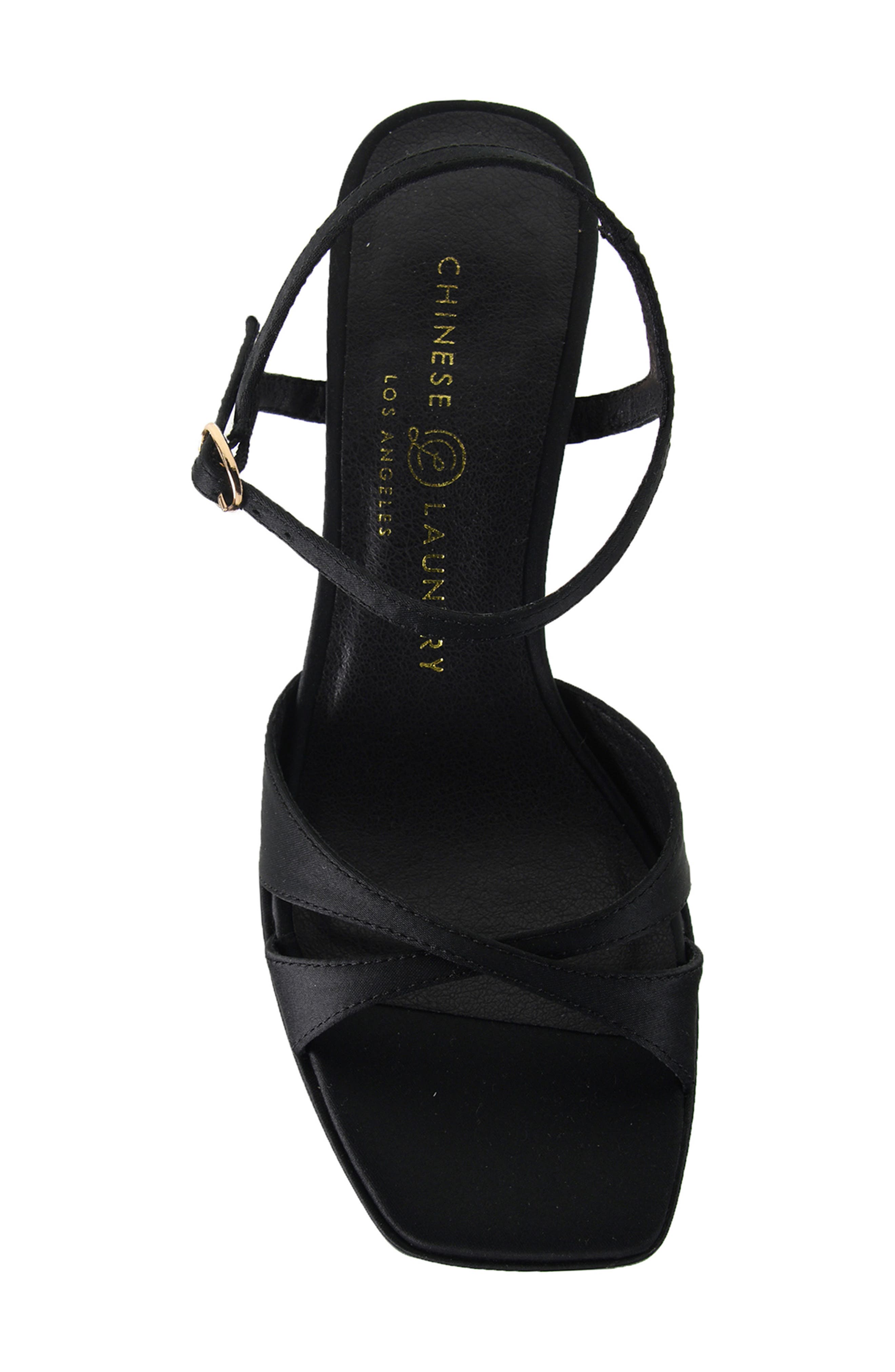Chinese Laundry Gracie Ankle Strap Platform Sandal, Alternate, color, Black