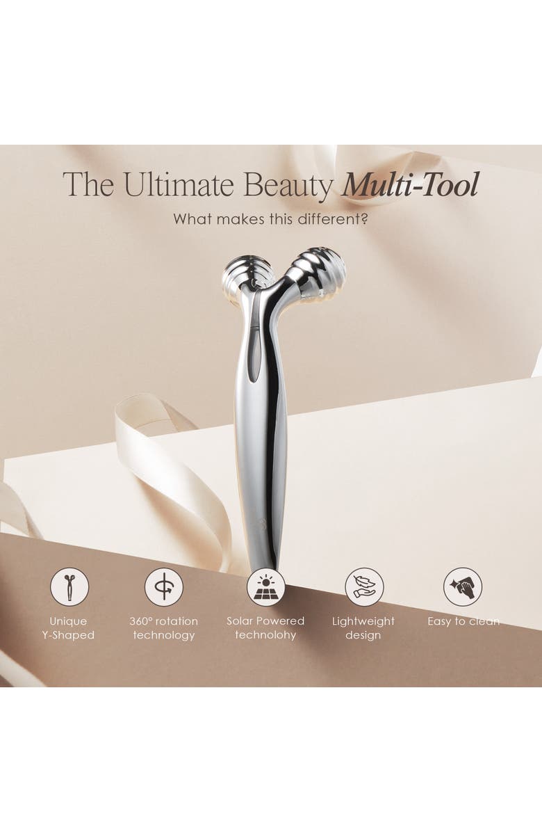 Project E Beauty VORA Microcurrent Facial Roller, Alternate, color, White
