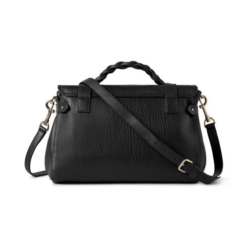 Mulberry Mini Alexa Leather Satchel In Black