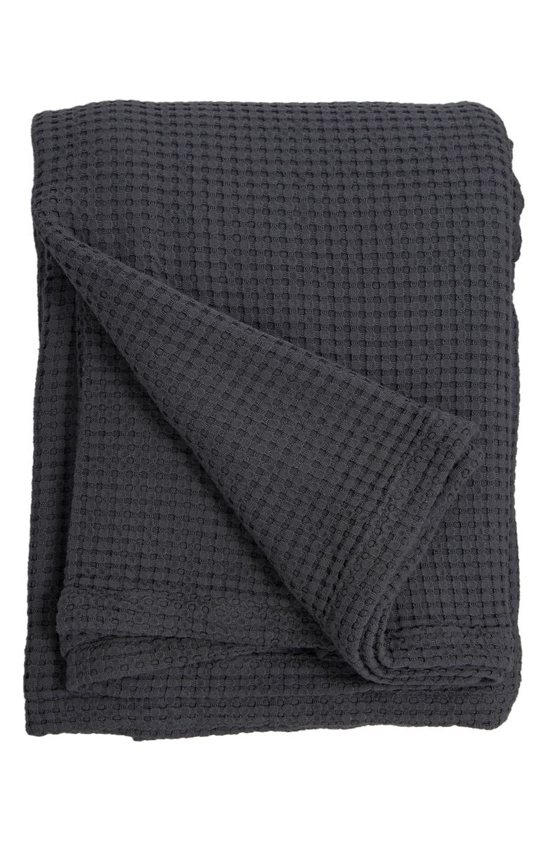 Pom Pom at Home Balboa Blanket, Main, color, Midnight