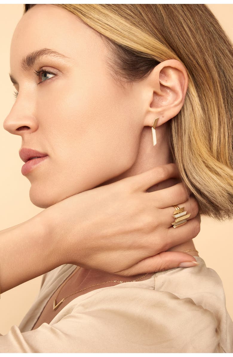 Oradina 14K Gold Aurora Drop Earrings, Alternate, color, Yellow Gold