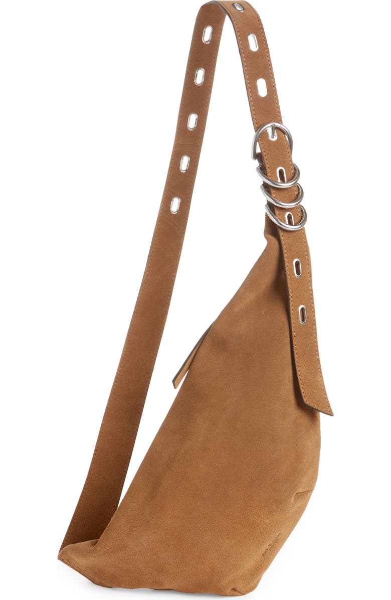 rag & bone Petra Suede Sling Bag, Main, color,