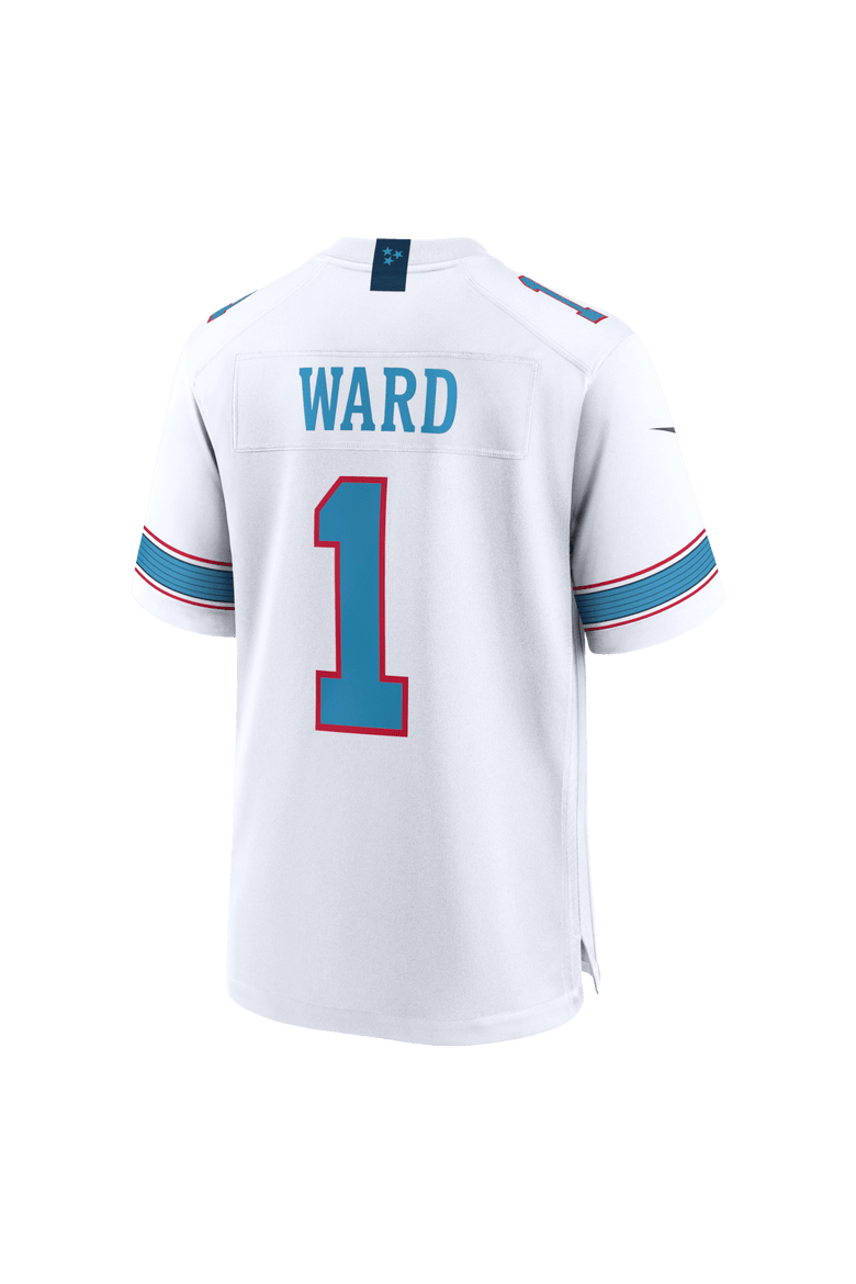 Men's Nike Cameron Ward White Tennessee Titans Game Jersey, Alternate, color, White