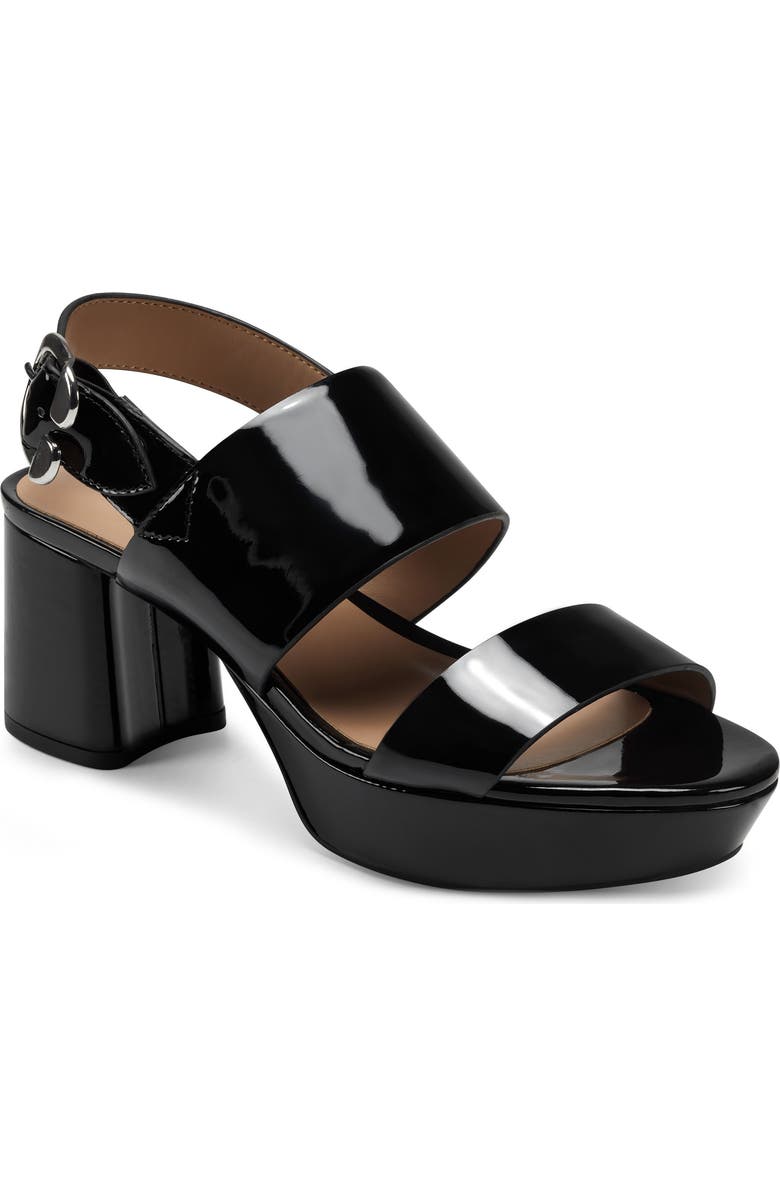 Aerosoles Camera Platform Sandal, Main, color, Black Patent
