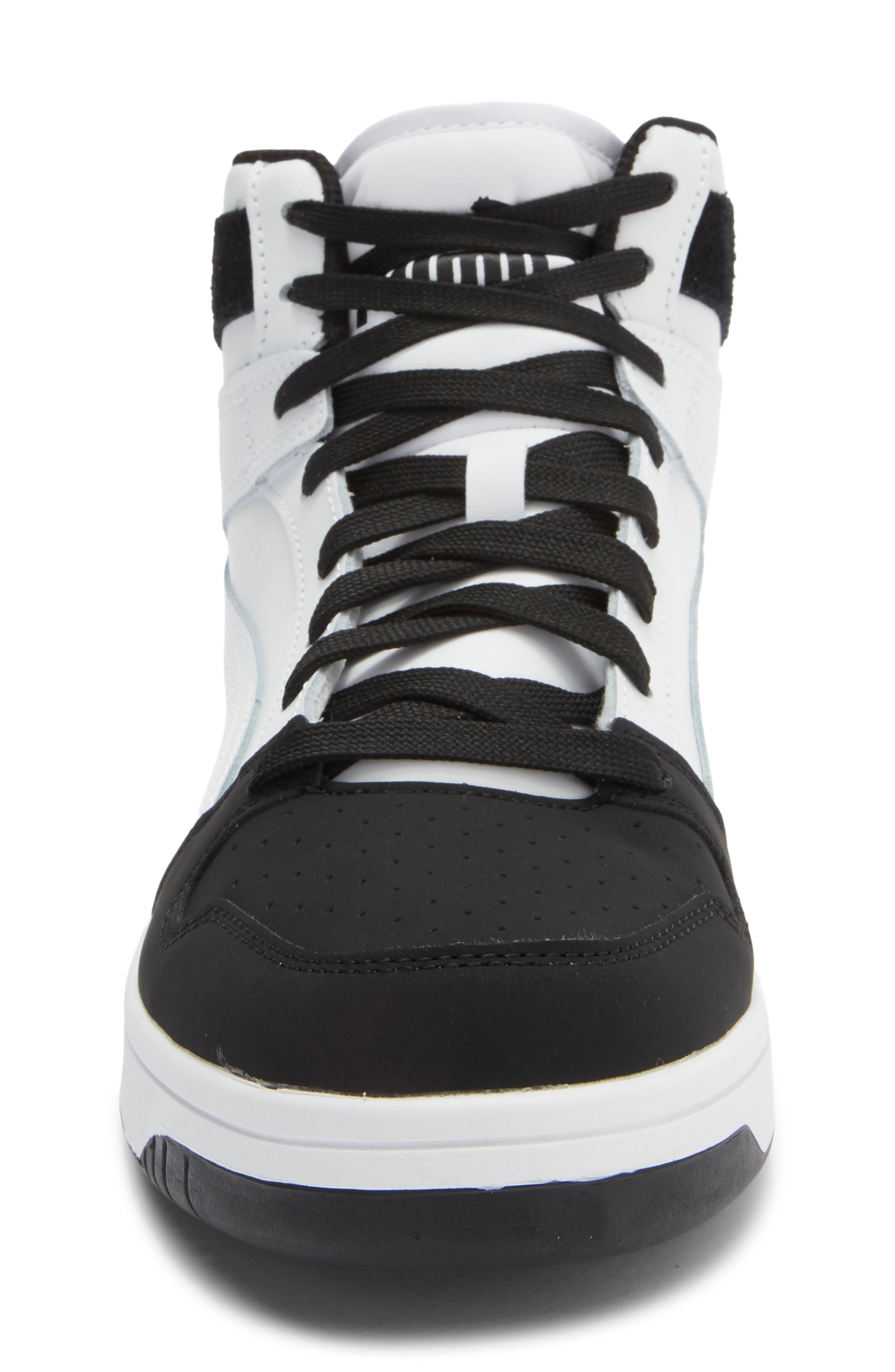 PUMA Rebound Layup High Top Sneaker, Alternate, color, Puma White/ Puma Black