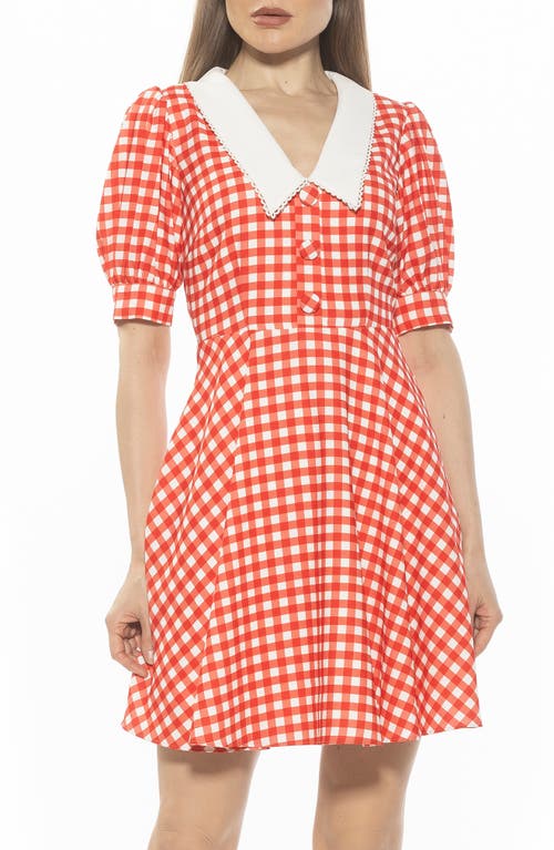 Alexia Admor Carys Fit & Flare Dress In Red