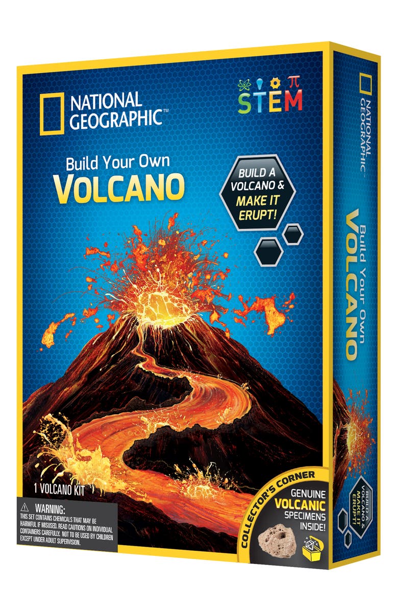 NATIONAL GEOGRAPHIC Build Your Own Volcano Kit, Alternate, color, Multi