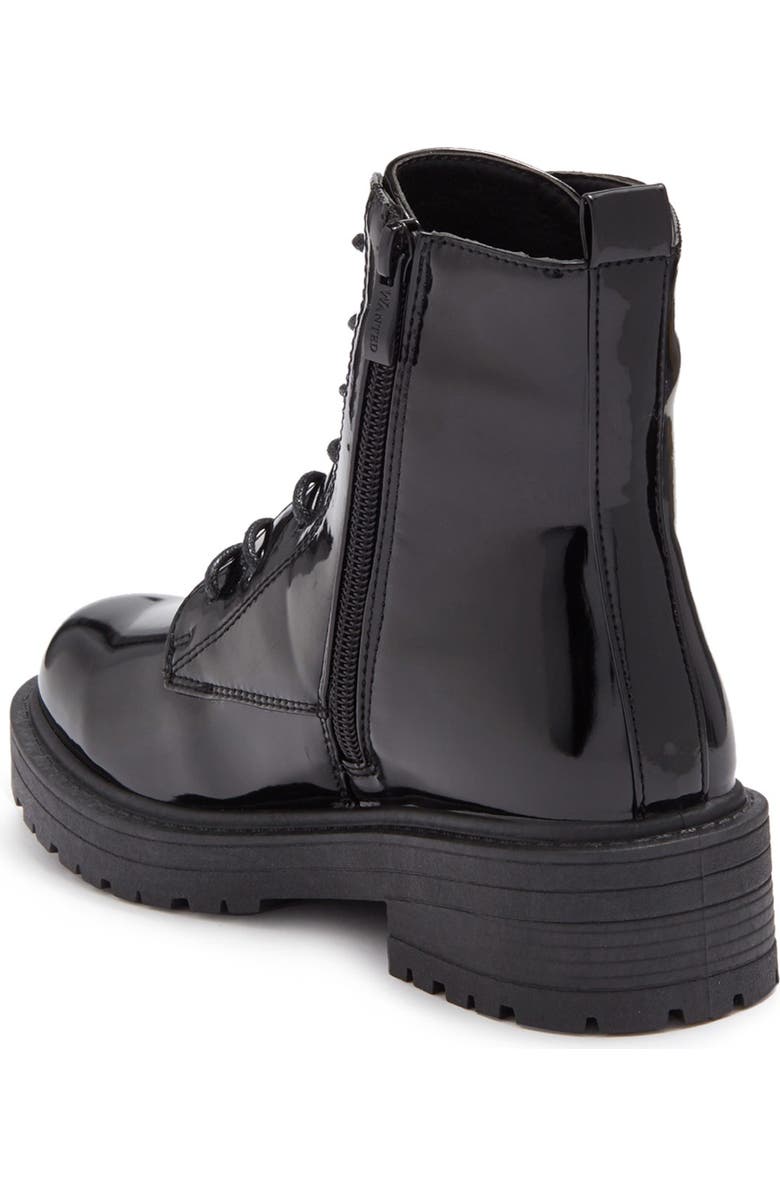 WANTED FOOTWEAR Riot Pantent Lug Sole Boot, Alternate, color,
