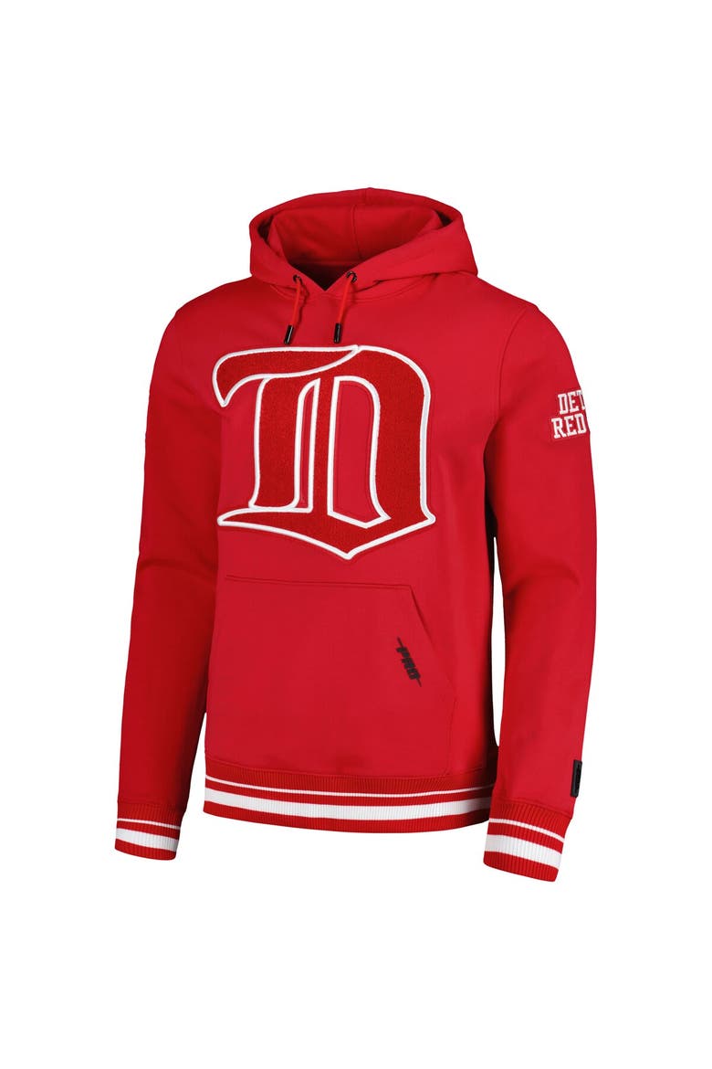 Men's Pro Standard Red Detroit Red Wings Retro Classic Fleece Pullover Hoodie, Alternate, color, Red