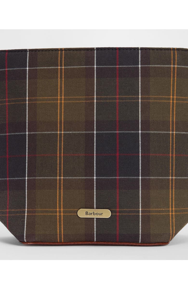 Barbour Cedar Tartan Bucket Tote, Alternate, color,