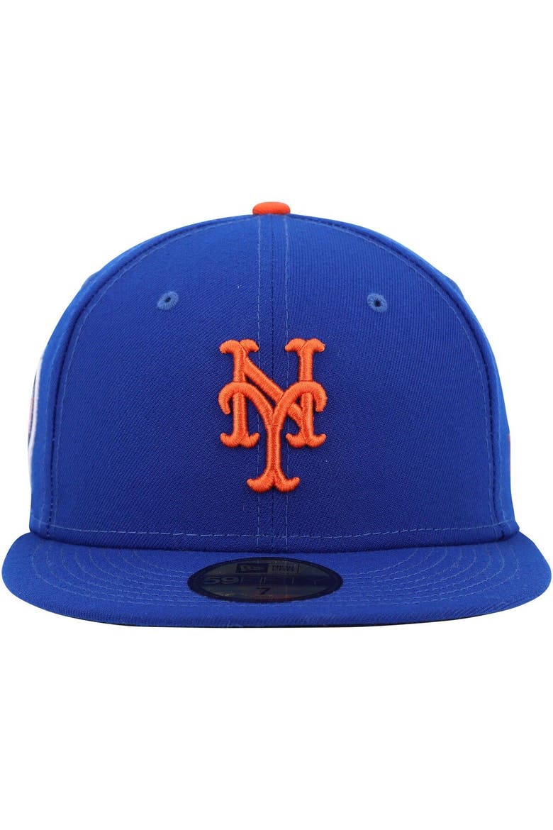 Men's New Era Royal New York Mets 9/11 Memorial Side Patch 59FIFTY Fitted Hat, Alternate, color, Royal