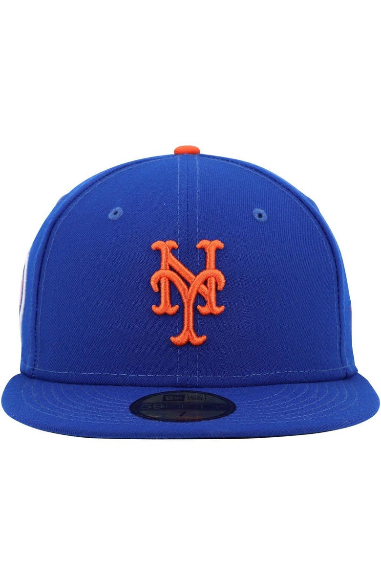 New Era Men's New Era Royal New York Mets 9/11 Memorial Side Patch 59FIFTY Fitted Hat, Alternate, color, Royal