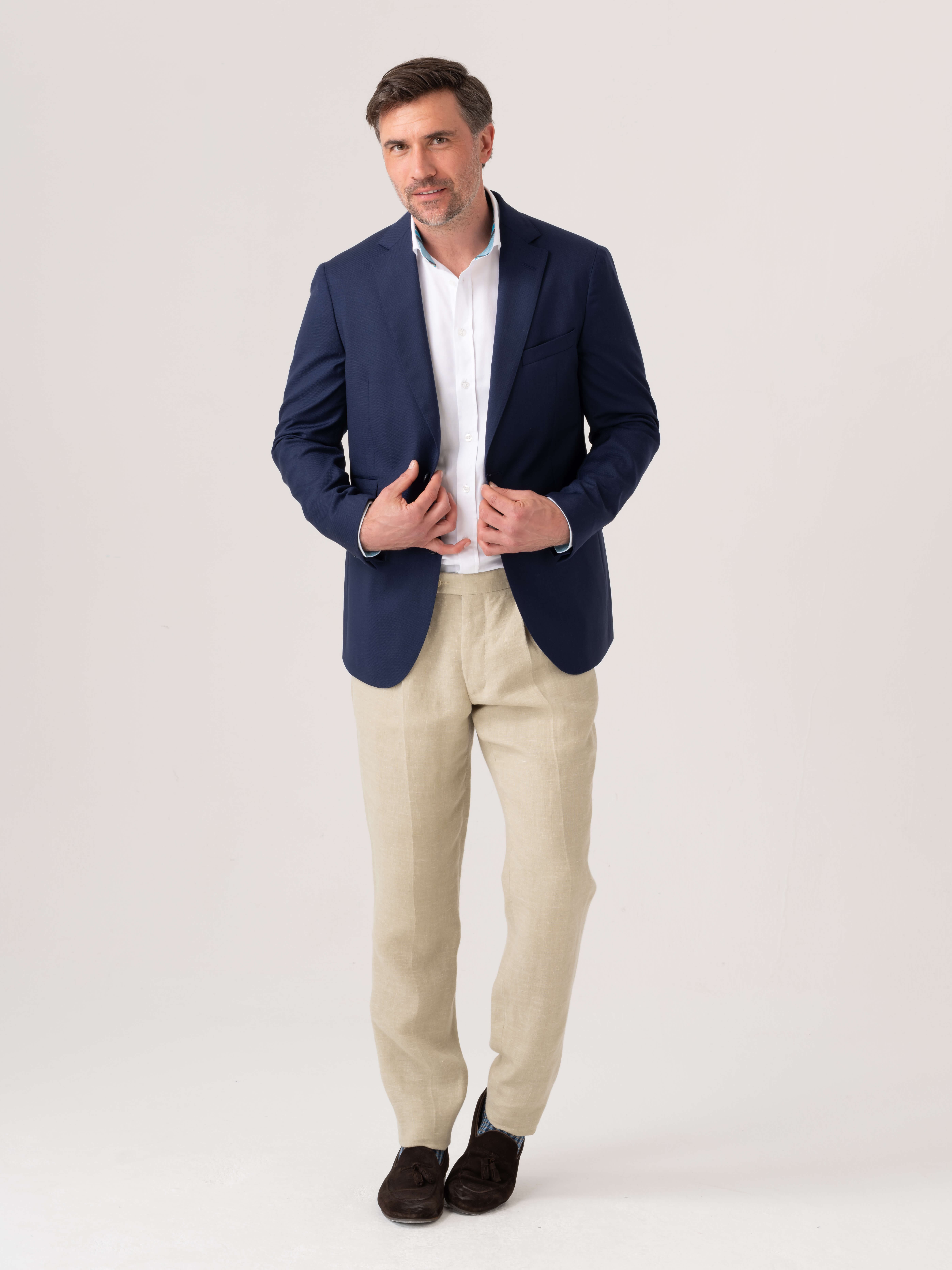 Classic Tailored Wool Blazer - image 2