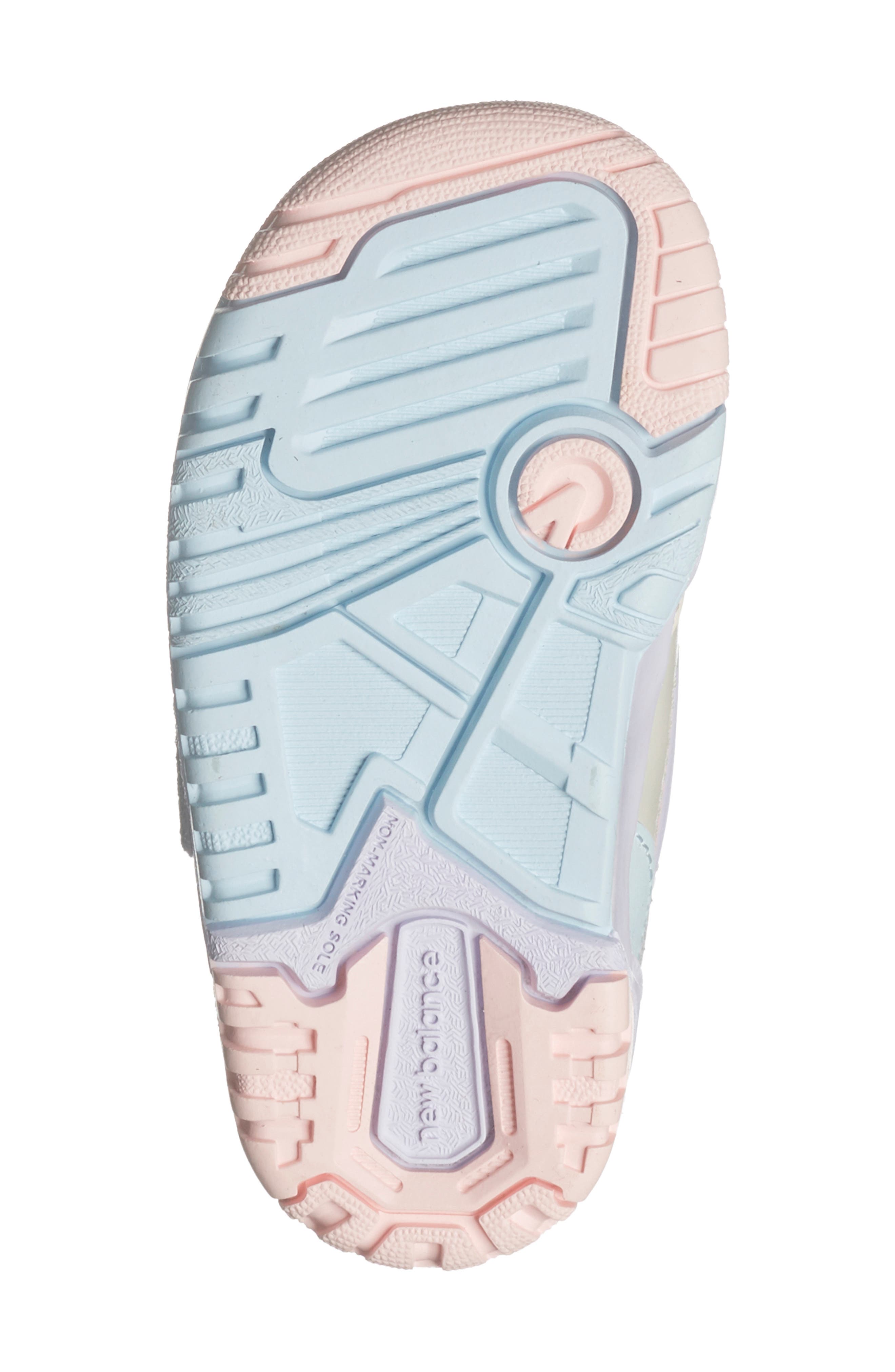 New Balance Kids' B550 Sneaker, Alternate, color, Shell Pink/ Permafrost