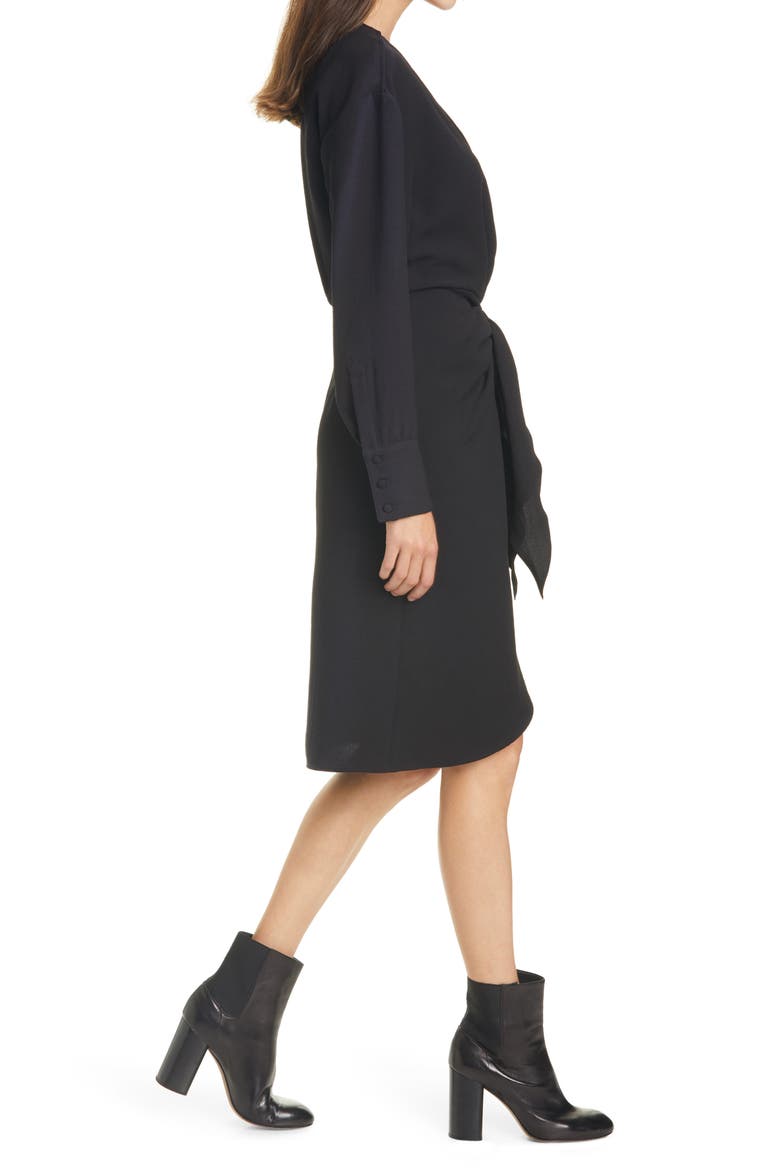 ba-sh Kiari Dress, Alternate, color, NOIR