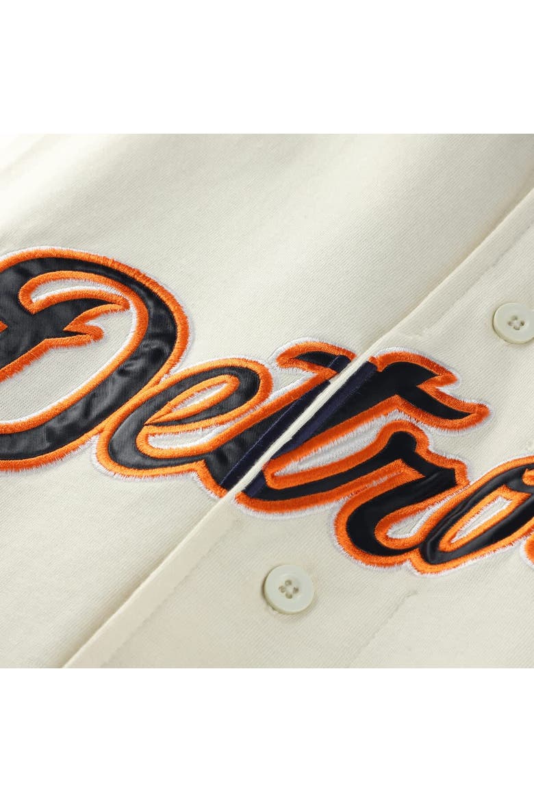 Men's Profile Cream/Navy Detroit Tigers Big & Tall Two-Color Fashion Jersey, Alternate, color, Cream