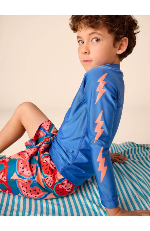 Tea Collection Mid-length Swim Trunks 3.0 In Wiggly Watermelons