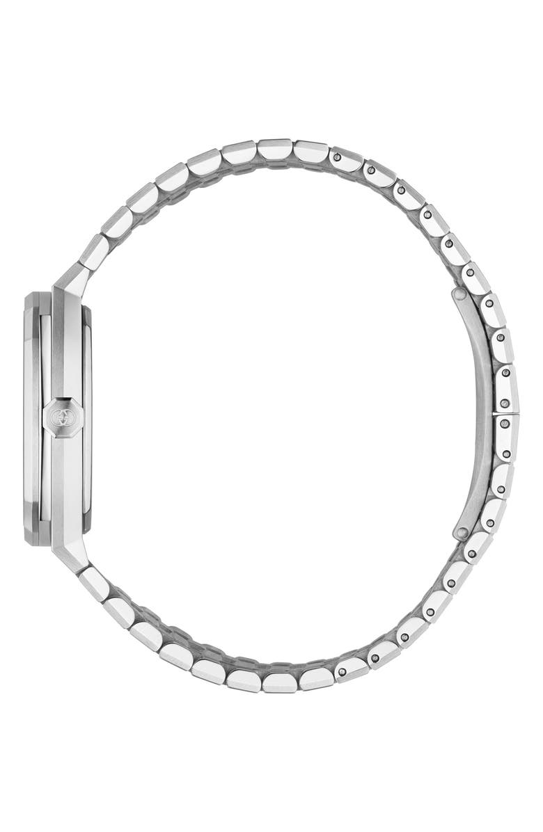 Gucci 25H Bracelet Watch, 30mm, Alternate, color, Silver/ Pink