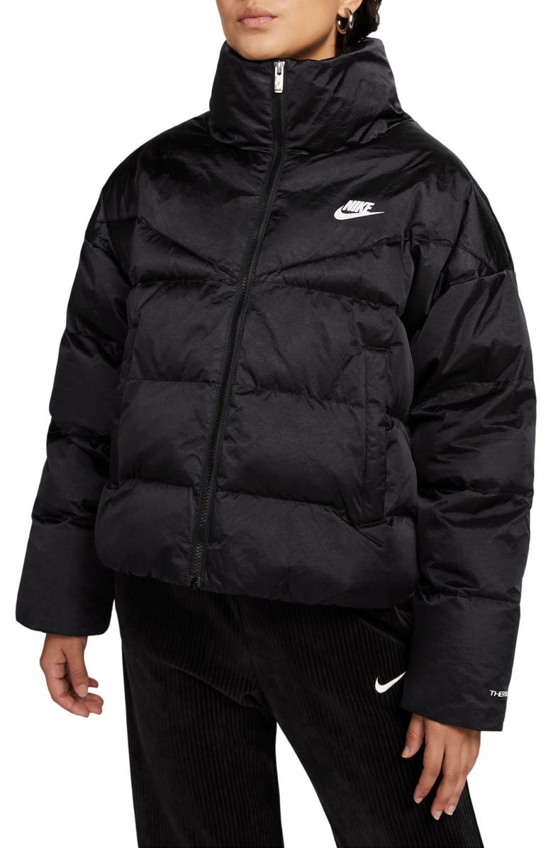 Nike Sportswear Therma-FIT City Series Shine Puffer Jacket, Main, color, 