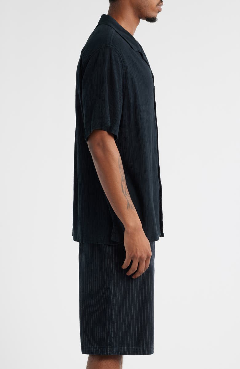 BDG Urban Outfitters Crinkle Shirt, Alternate, color, Black