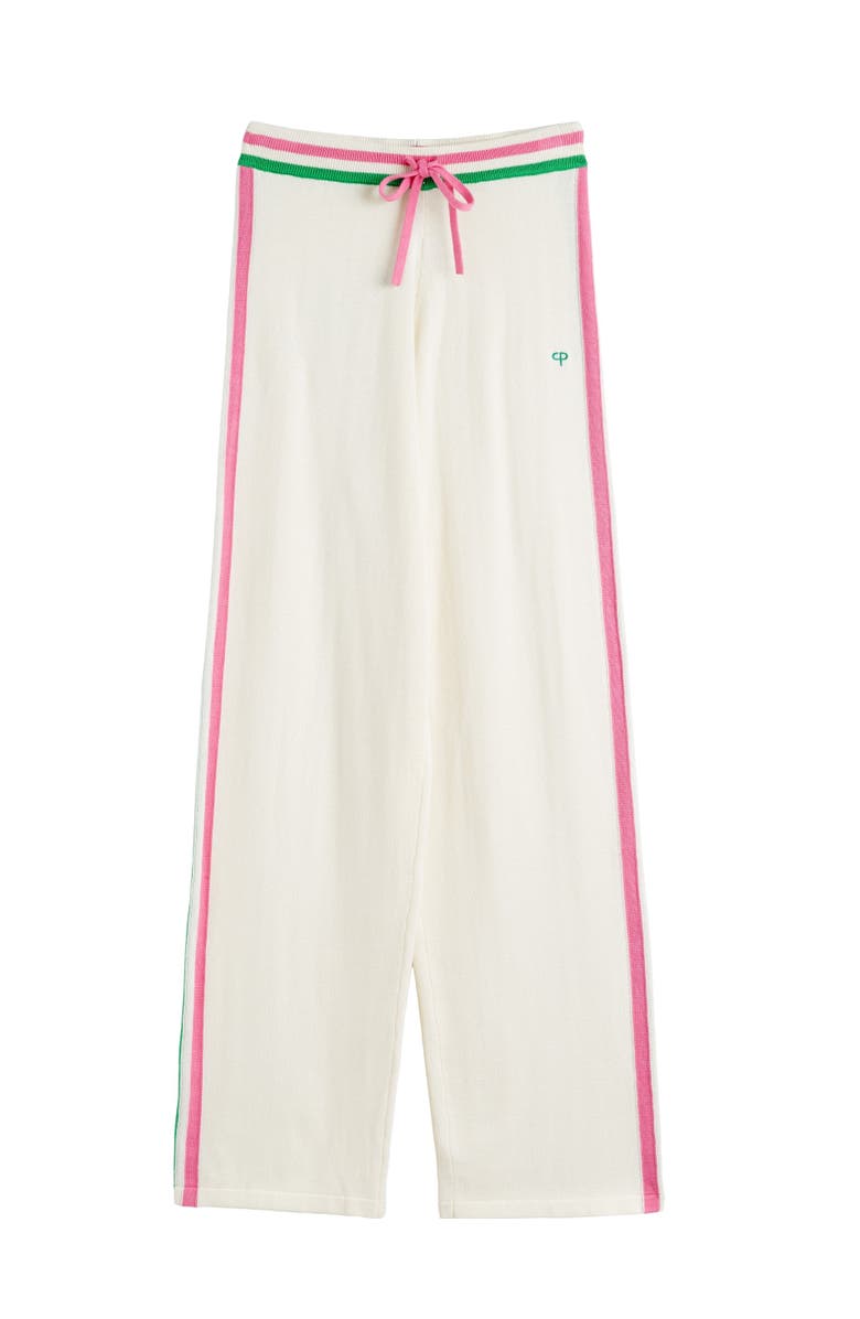 Chinti & Parker Peanuts Racquet Club Trousers, Alternate, color, Cream