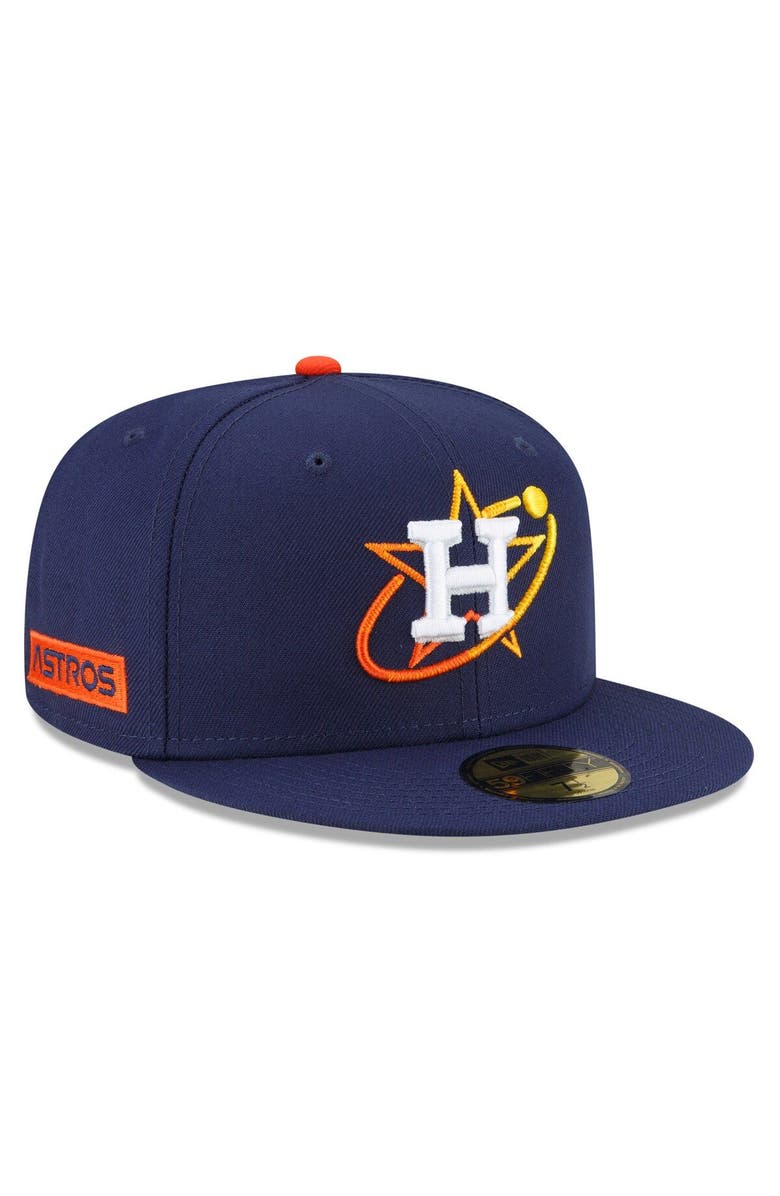 New Era Men's New Era Navy Houston Astros 2022 City Connect 59FIFTY Fitted Hat, Main, color, Navy