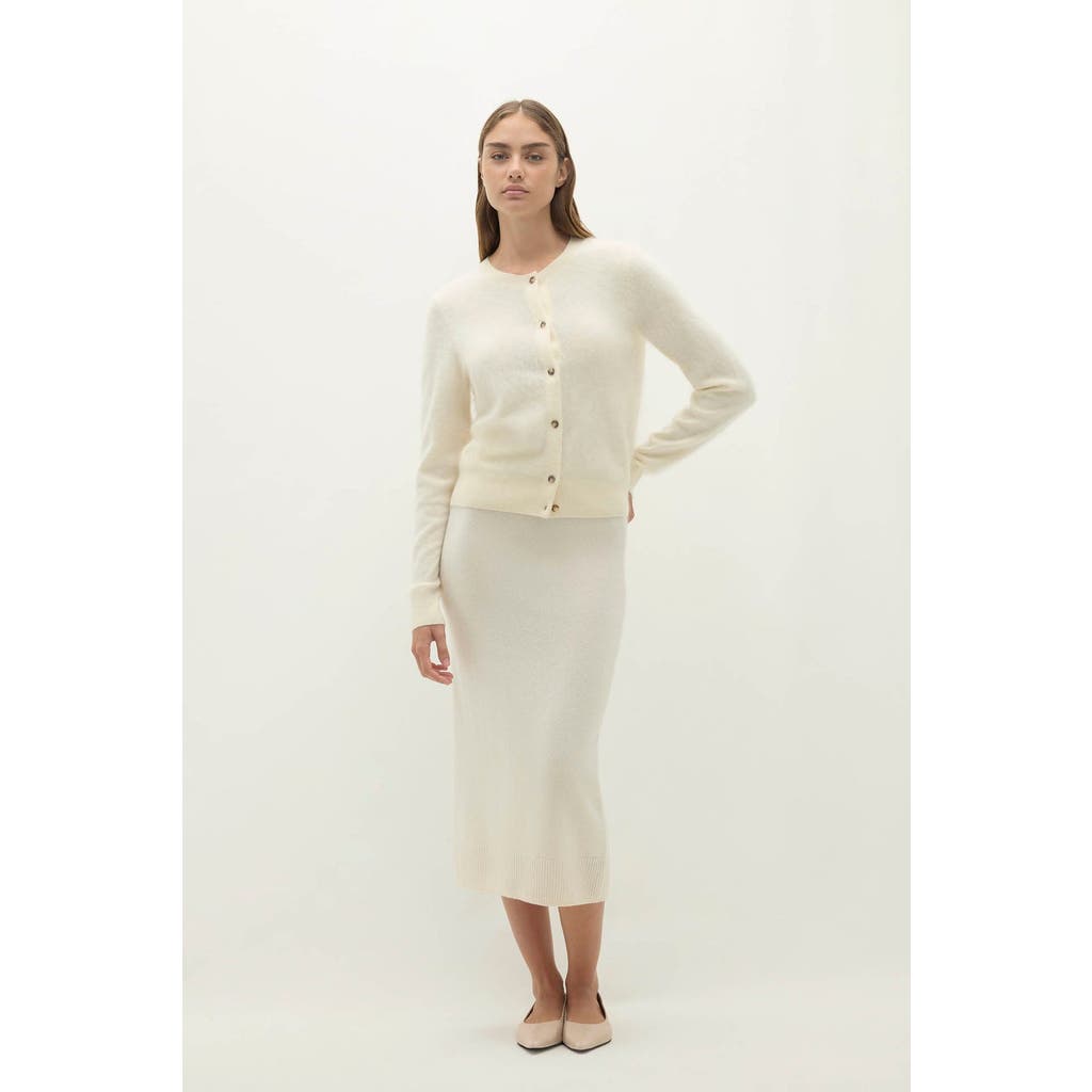 Naked Cashmere Paloma Brushed Cashmere Cardigan In Sand