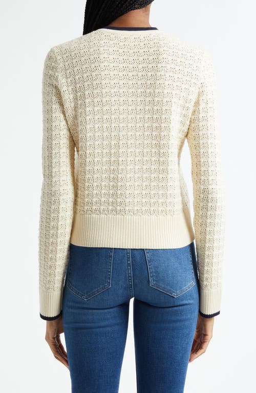 Veronica Beard Bala Cardigan In White