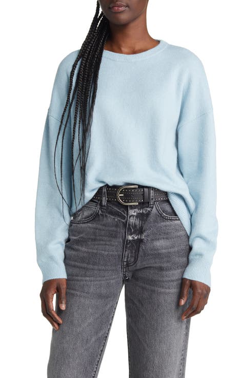 Organic Cotton Blend Crewneck Sweater