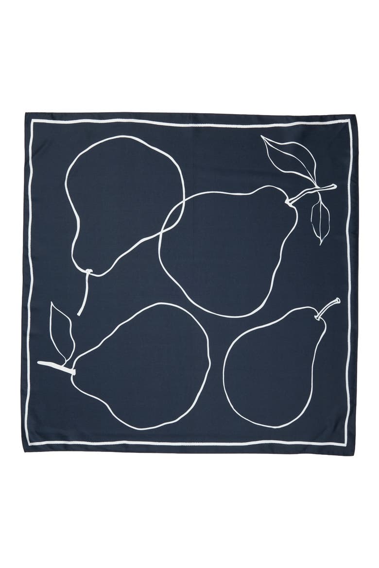 Pear Bandana, Alternate, color, BLACK