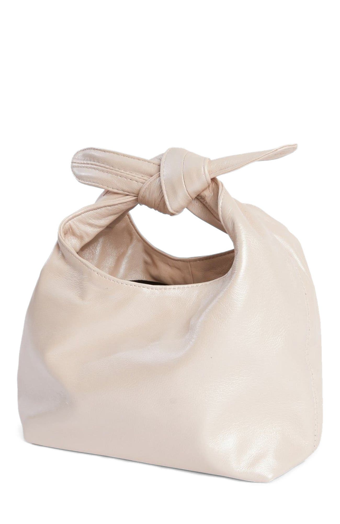Gemma Leather Top Handle Bag, Alternate, color, Ballet