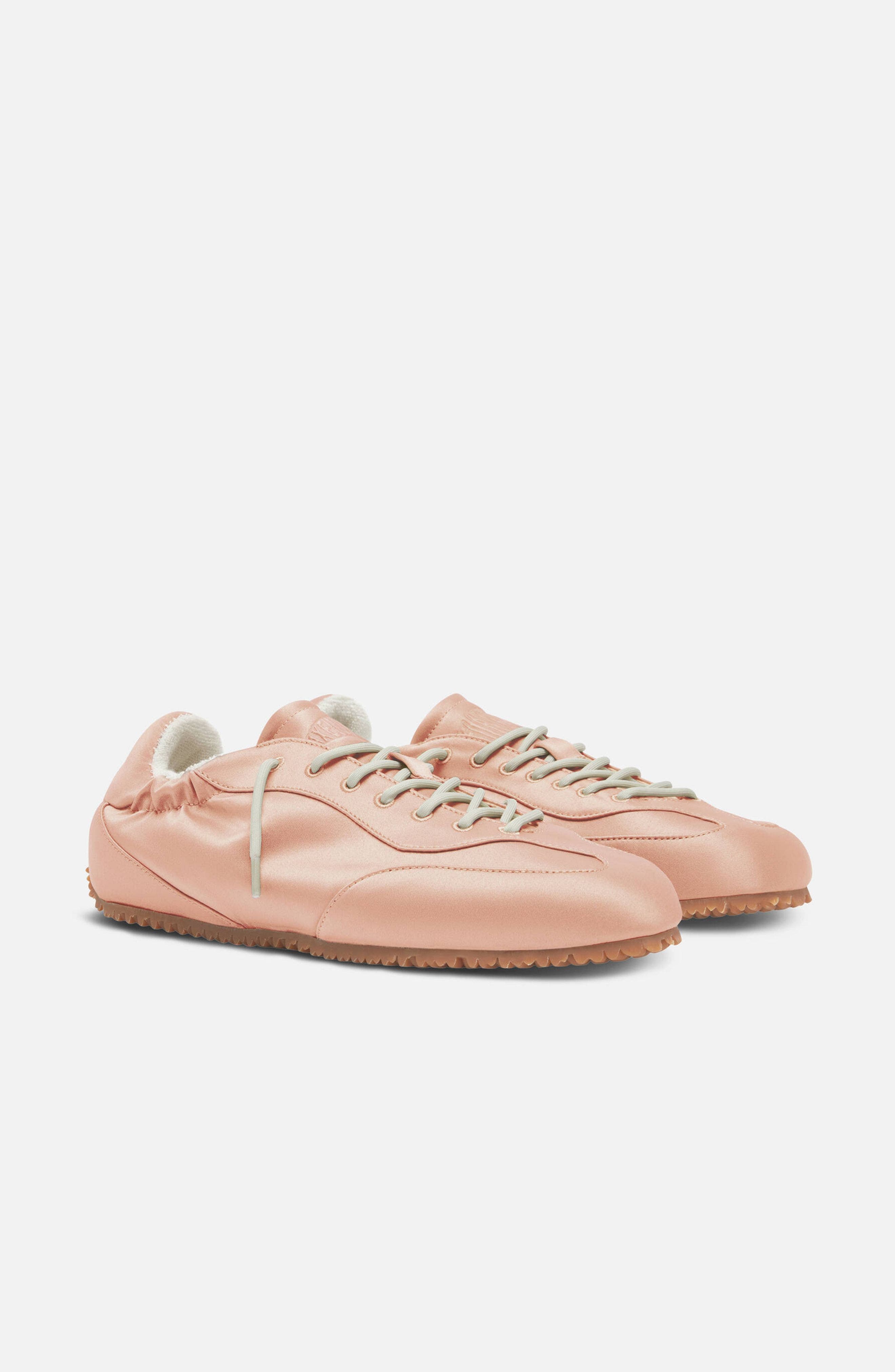 Daze Satin Flat Runner - Women's, Alternate, color, Light Pink/Light Gum