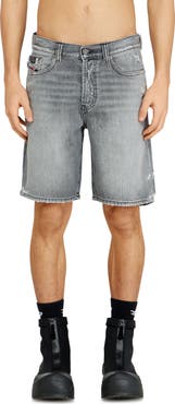 DIESEL® Regular-Short Distressed Denim Shorts
