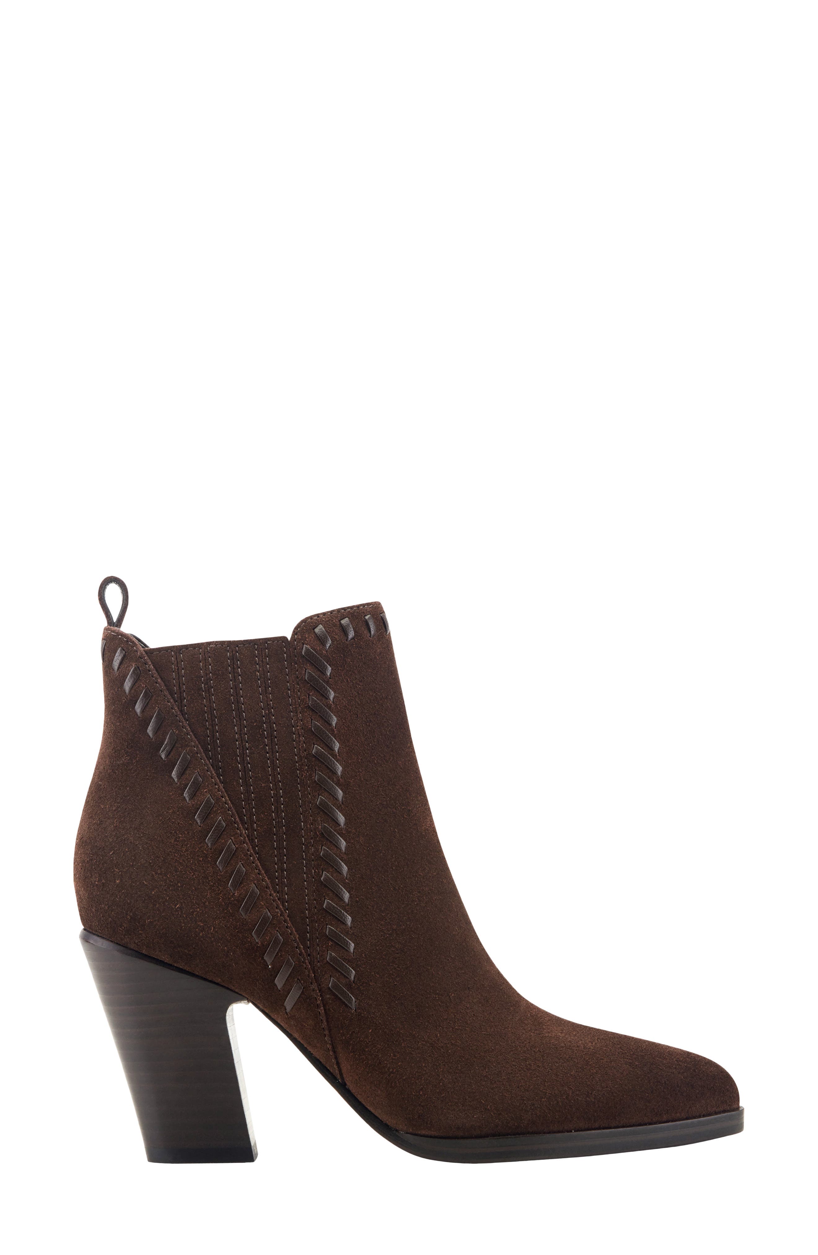Alvira Bootie, Alternate, color, DARK BROWN