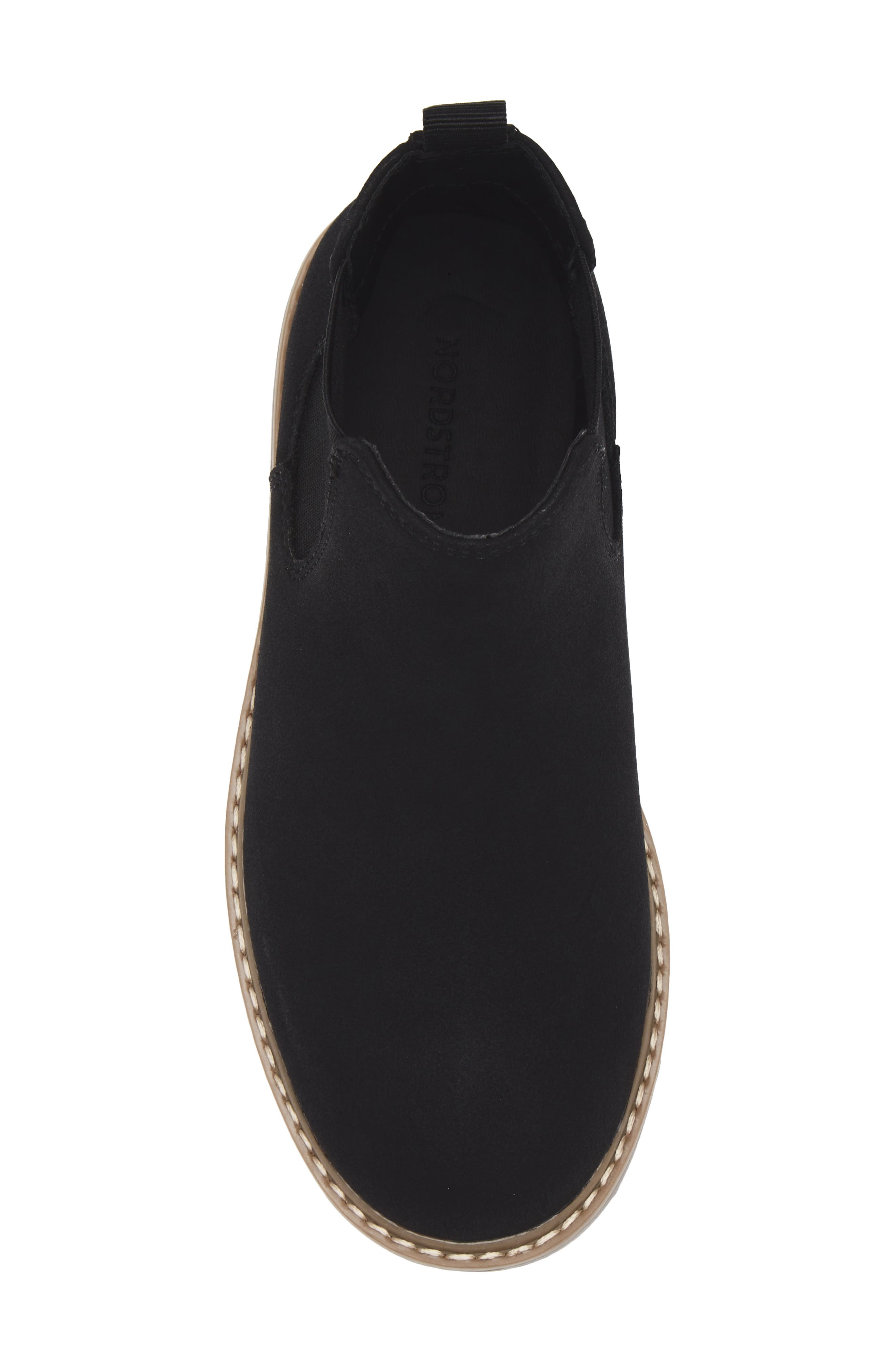 Nordstrom Kids' Chelsea Boot, Alternate, color, Black