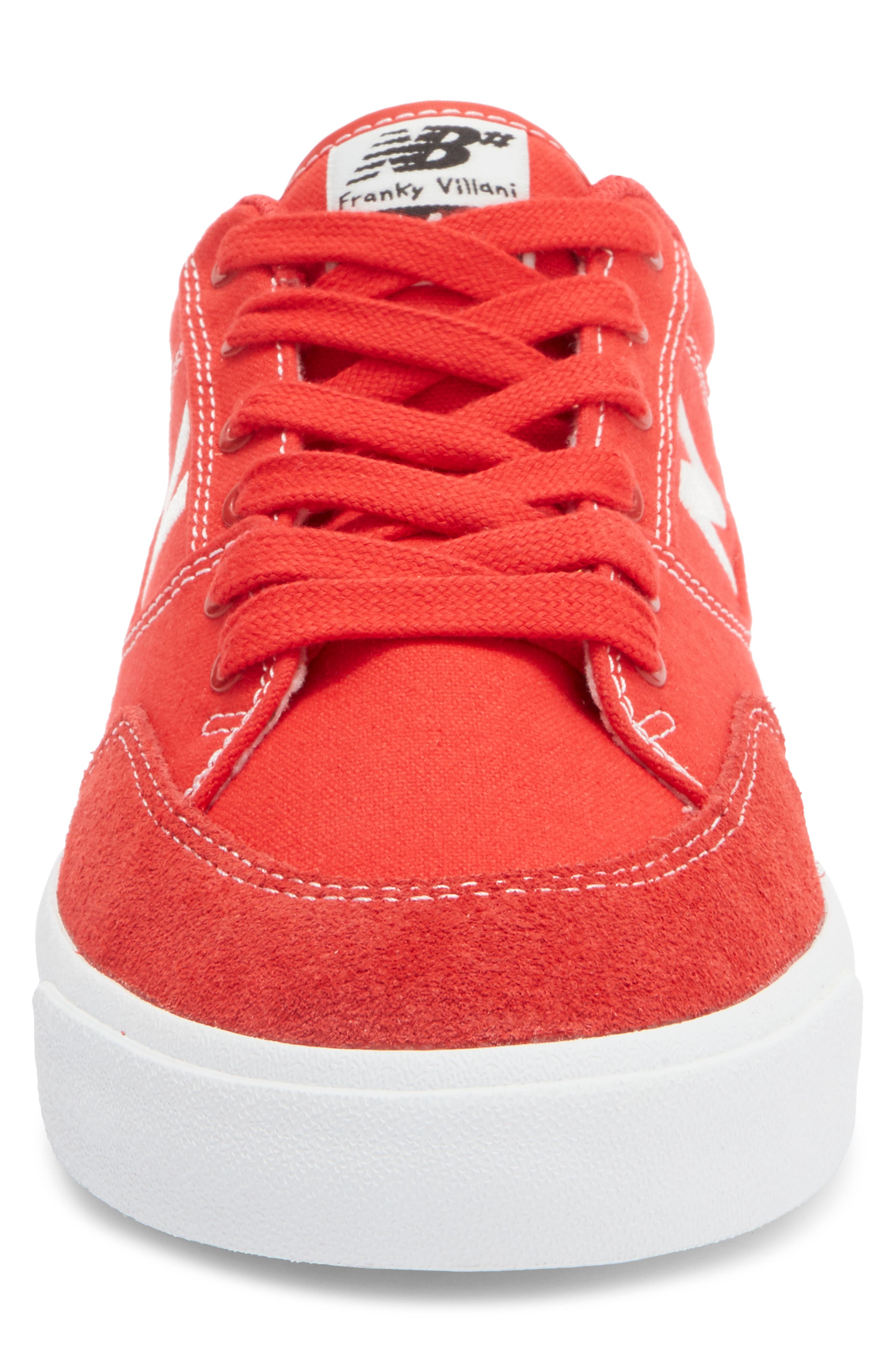 New Balance 417 Low Top Sneaker, Alternate, color, Red/ White