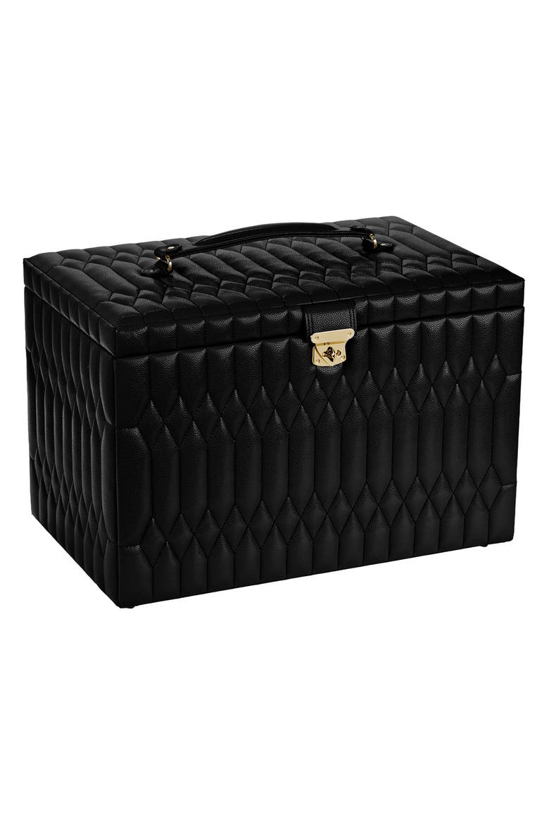 Lauren Extra Large Jewelry Box, Alternate, color, Black