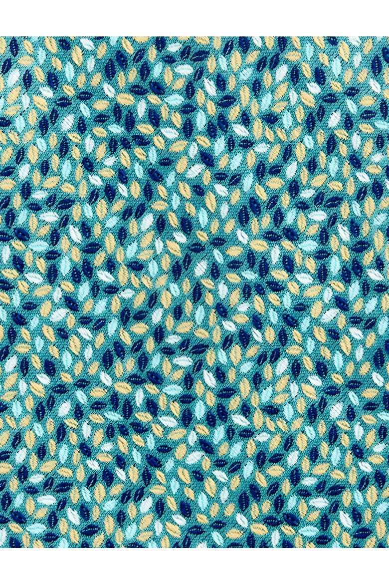 Big & Tall Spring Leaves Tie, Alternate, color, AQUA