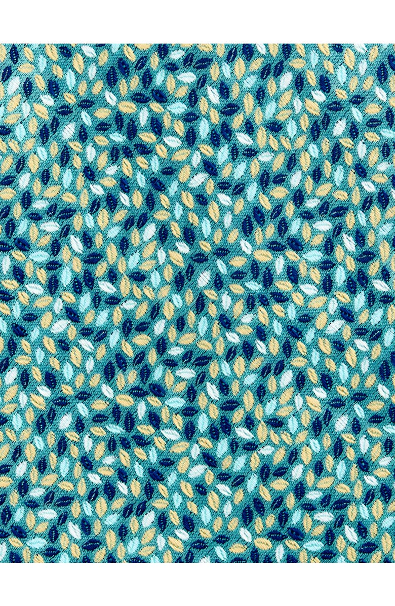 Synrgy by DXL Big & Tall Spring Leaves Tie, Alternate, color, Aqua