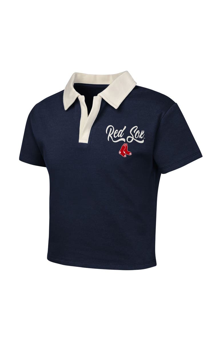 Outerstuff Girls Youth Navy Boston Red Sox Base Trainer Johnny Polo and Skort Set, Alternate, color, Navy