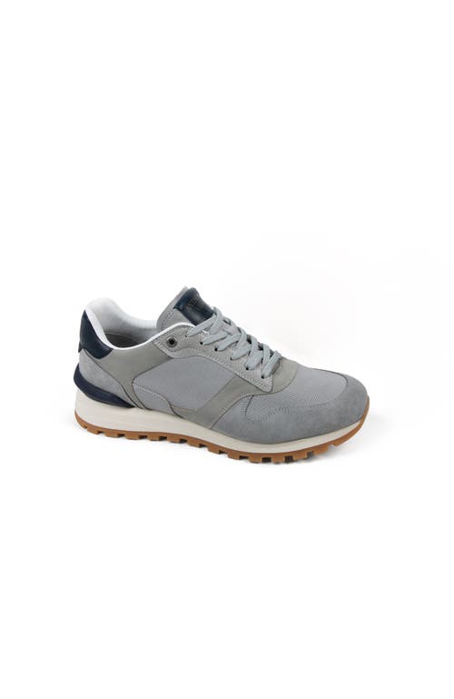Anthony Veer Edward Runner Sneaker In Grey Navy