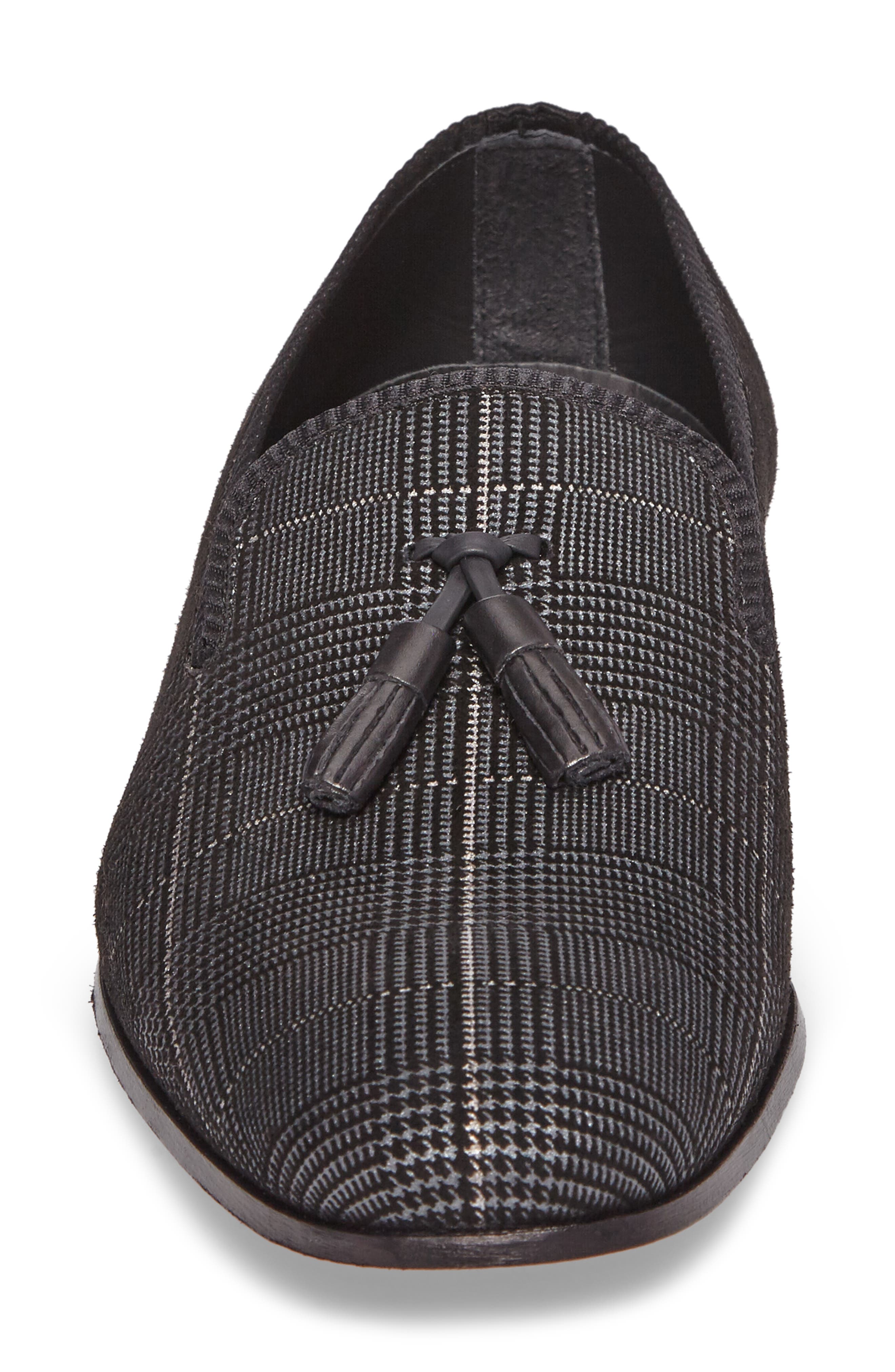 Motril Tassel Loafer, Alternate, color, BLACK SUEDE