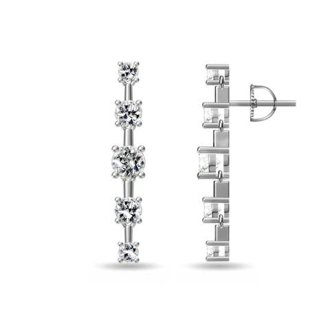Graduated Drop Earrings