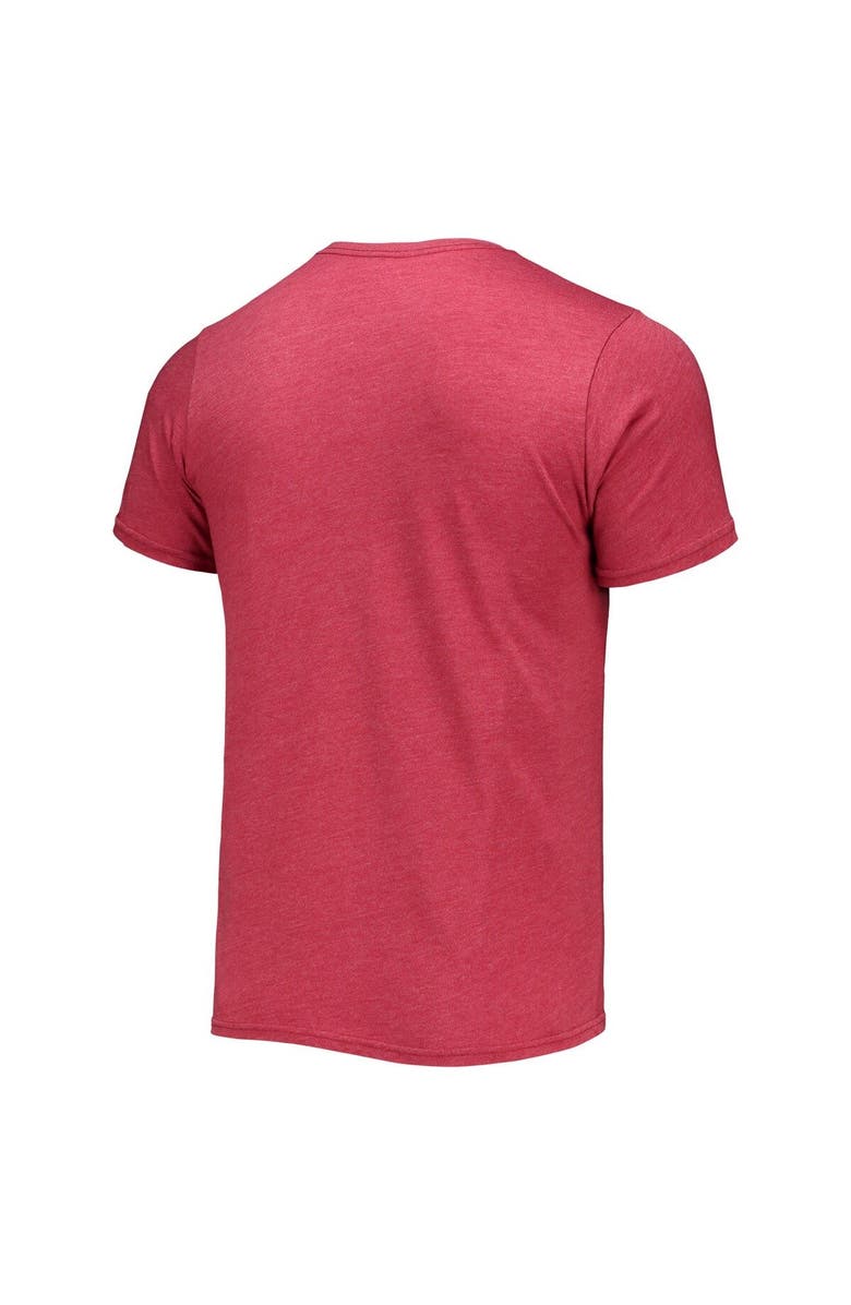 Majestic Threads Men's Majestic Threads Kyle Pitts Red Atlanta Falcons Tri-Blend Unicorn Player T-Shirt, Alternate, color, 