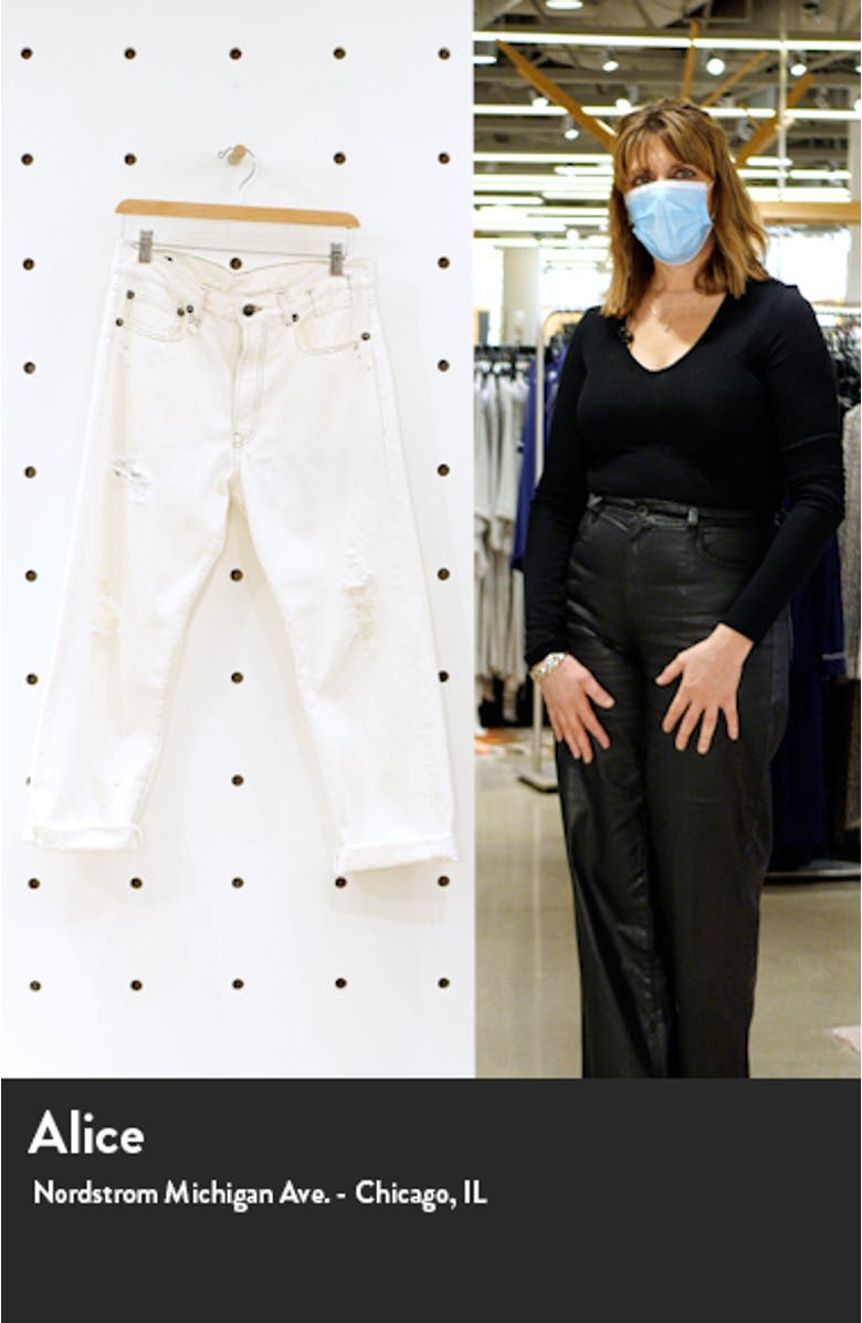 High Waist Ripped Boyfriend Jeans, sales video thumbnail