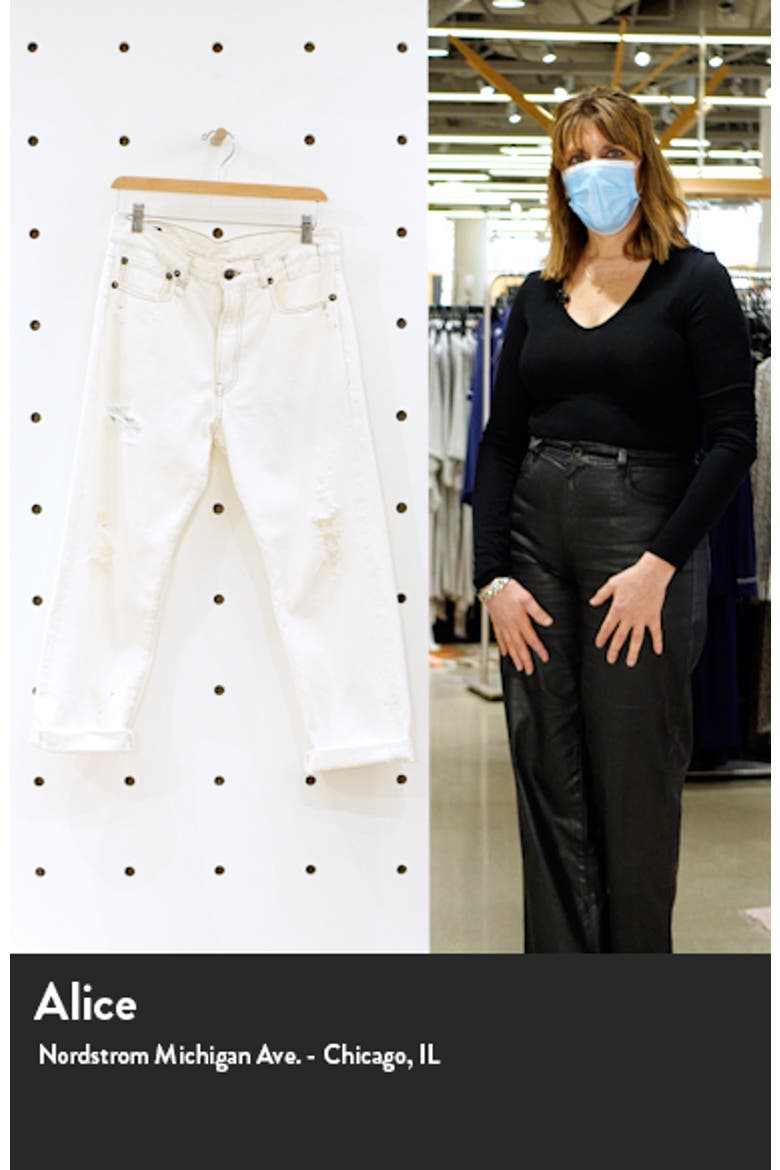 High Waist Ripped Boyfriend Jeans video